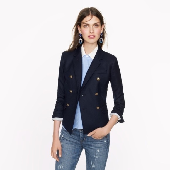J. Crew Jackets & Blazers - J. Crew Double Breasted Wool School Boy Blazer